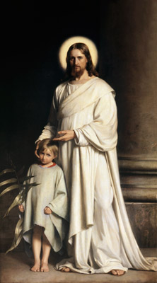Christ and Child Mormon
